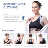 Smart Rechargeable Posture Corrector Belt