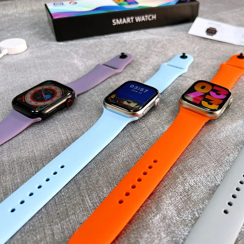 T500 Bluetooth Smart Watch – Heart Rate & Fitness Tracker (Unisex, Pink)