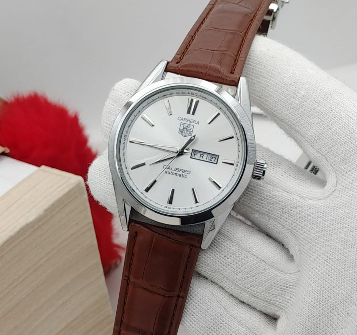 Carrera Calibre 5 – Luxury Men’s Leather Strap Watch