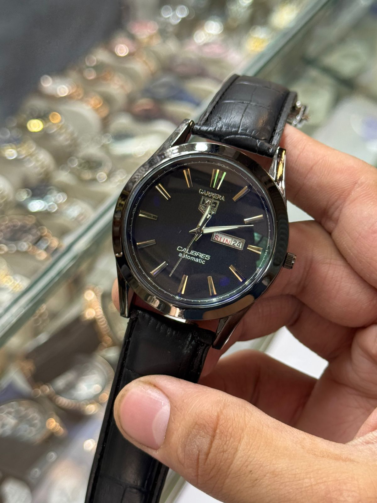 Carrera Calibre 5 – Luxury Men’s Leather Strap Watch