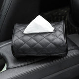 Luxury Leather Car Napkin Holder – Sleek, easy access & secure fit