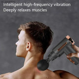 4-in-1 Deep Tissue Massage Gun – Handheld with 4 Attachments