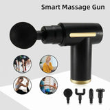 4-in-1 Deep Tissue Massage Gun – Handheld with 4 Attachments