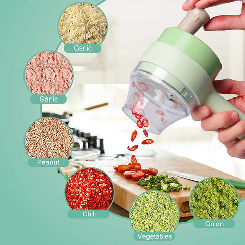 5-in-1 Mini Electric Vegetable Chopper (Wireless)