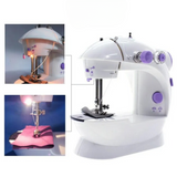 Mini Dual-Speed Electric Sewing Machine with Foot Pedal