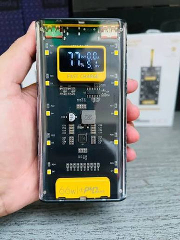 66W High Fast Charge Clear Power Bank 20000mAh