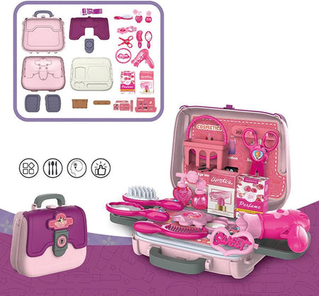 24‑Piece Girls’ Fashion & Beauty Toy Set