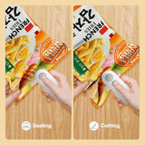 2-in-1 Mini Heat Sealer (USB Rechargeable) – Snack & Food Bags