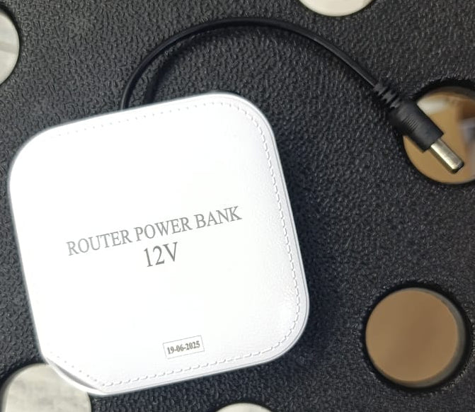 WiFi Router Power Bank 20000mAh – 12V Backup (Without Adapter)