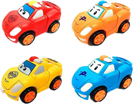 1 Pc Pull Back Robot Car Toy — Friction Powered