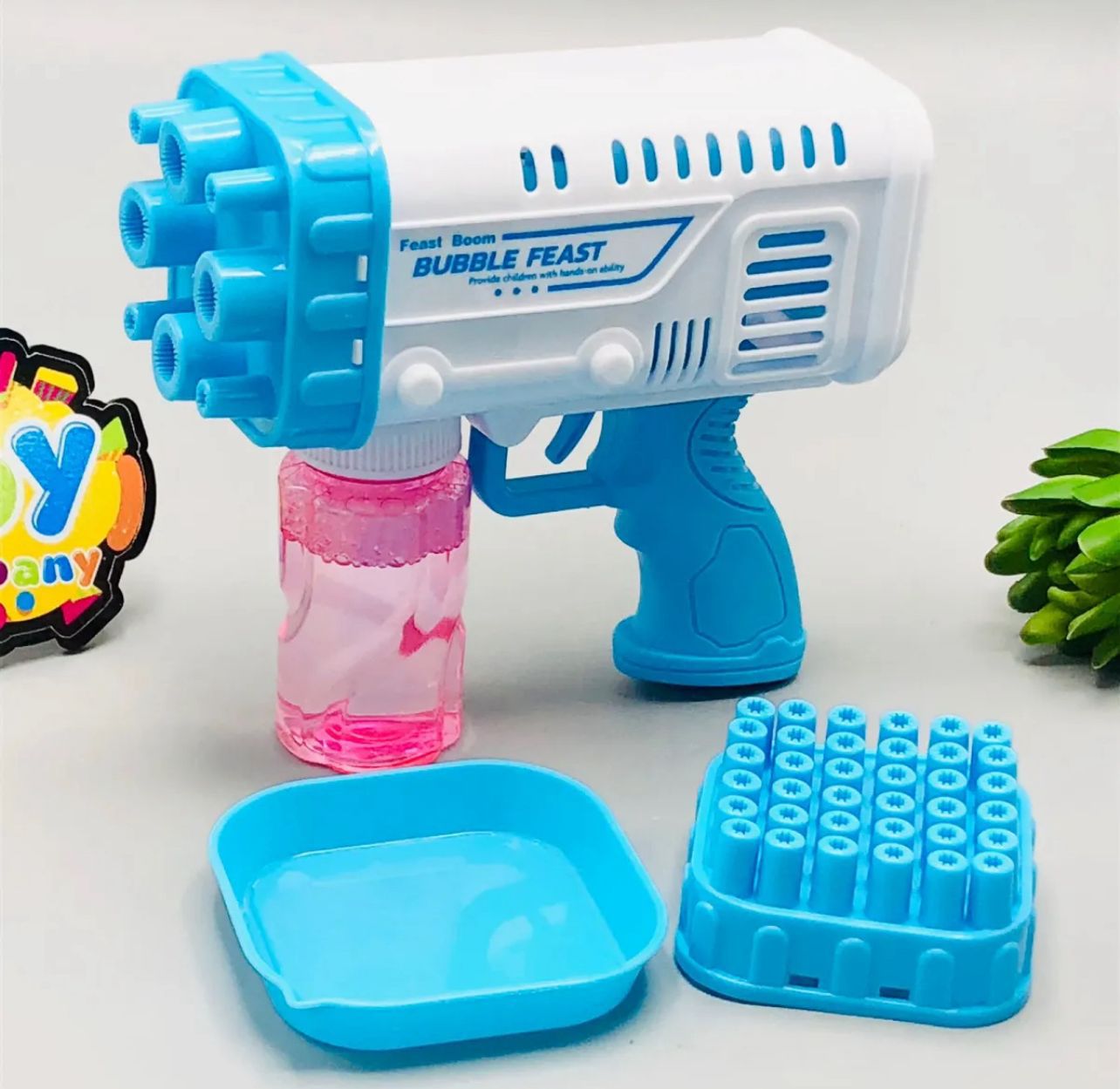 Bubble Bazooka Pro — Electric 2‑in‑1 Rocket Bubble Gun