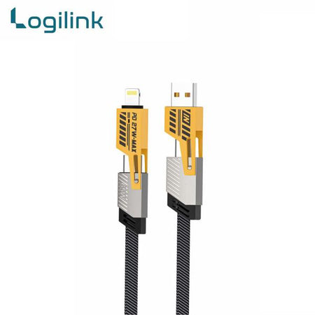 Logilink 60W Fast Charging Data Cable | 4‑in‑1 Multi USB PD | 1000 mm Length