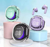Air 39 TWS Earbuds – BT 5.3 Gaming (Transparent Case)